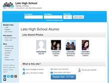 Tablet Screenshot of letohighschool.org